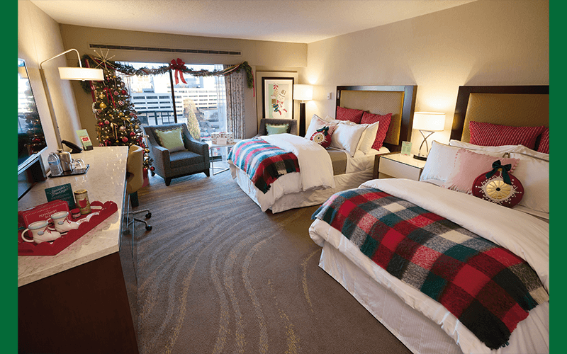 Two Queen beds room